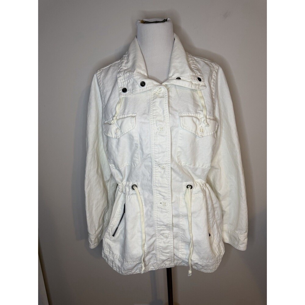Guideboat Co Ply The Waters Linen Cotton Blend Jacket Women’s Large